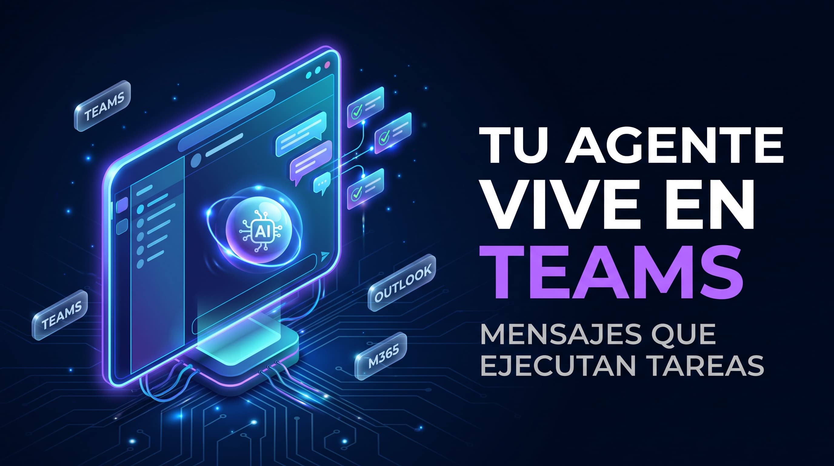 Tu agente en Teams: lo que implica publicarlo en Microsoft 365