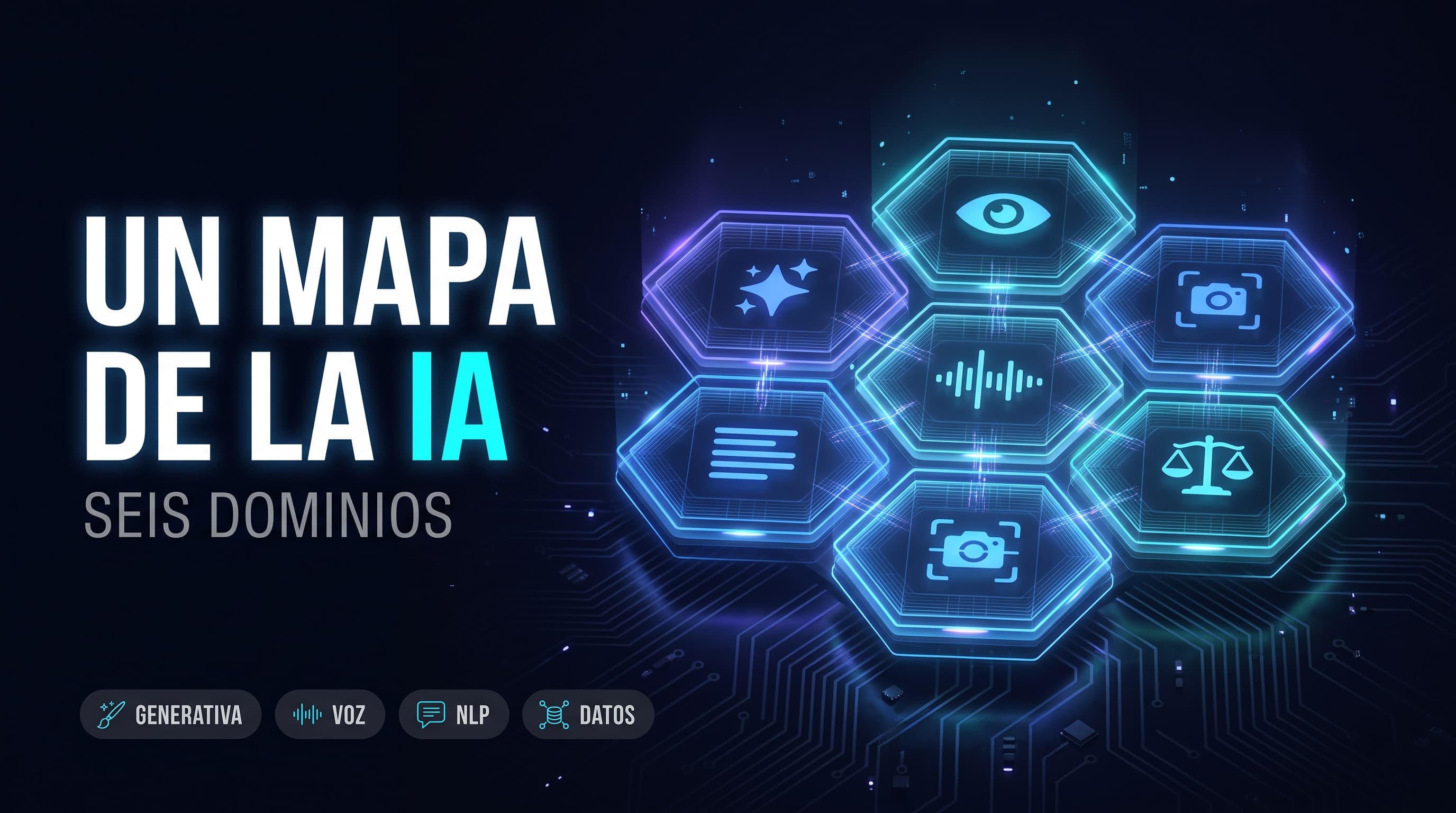 Un mapa de la IA: seis áreas y qué hace cada una