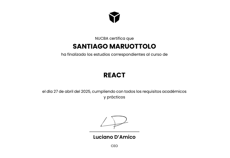 React