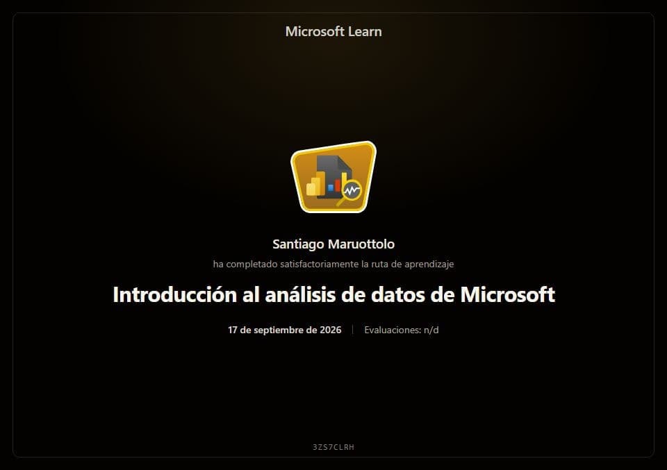 Introducción al análisis de datos de Microsoft
